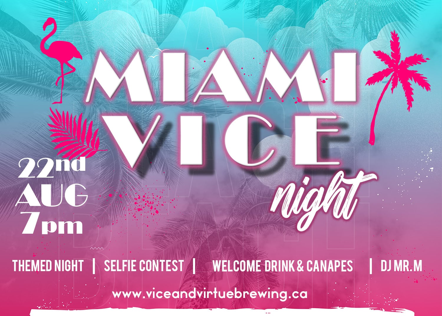 miami vice nights at vice & virtue brewing