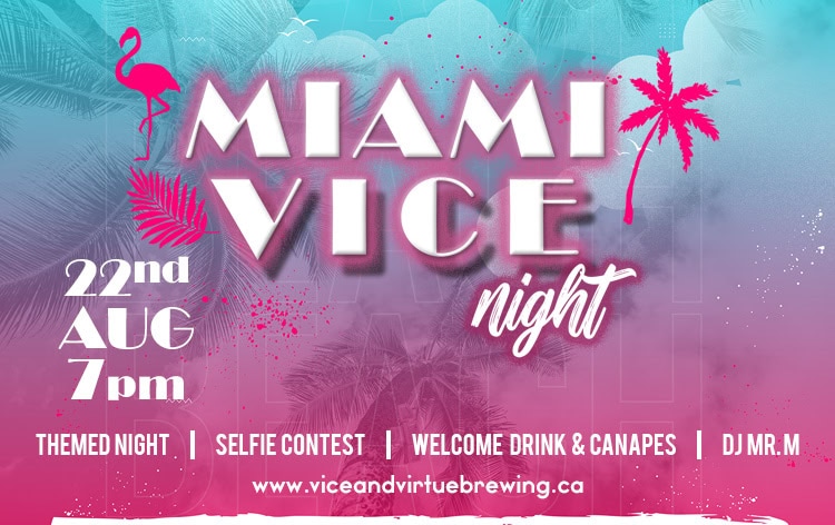 miami vice nights at vice & virtue brewing miami vice nights at vice & virtue brewing