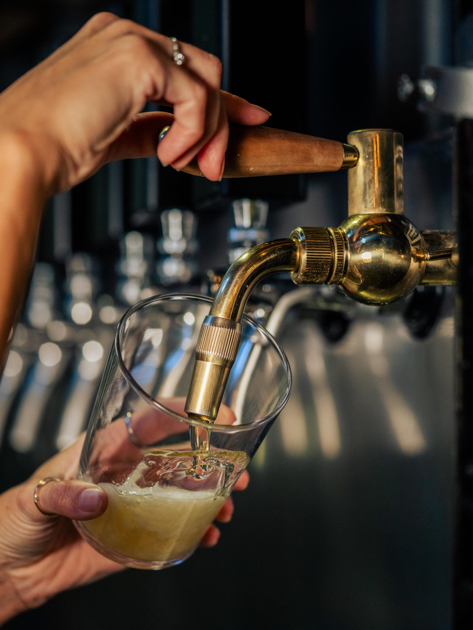 Pilsner beer at Vice & Virtue Brewing Kelowna