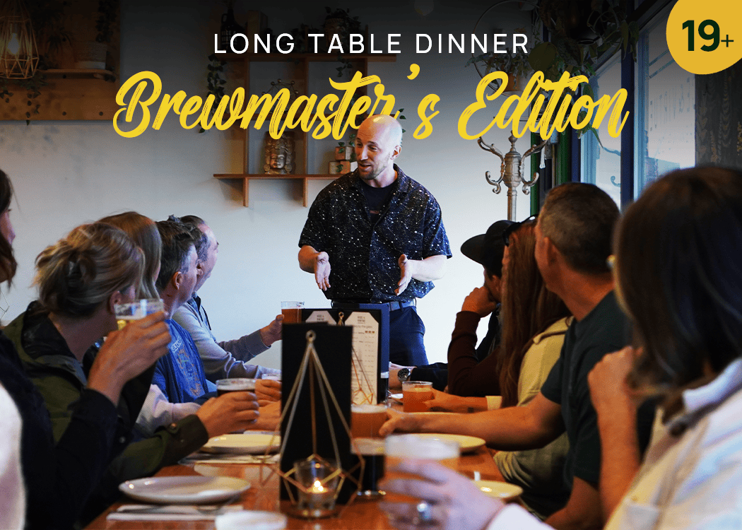 long table dinner brewmaster’s edition long table dinner brewmaster's edition at Vice & Virtue Brewing Kelowna