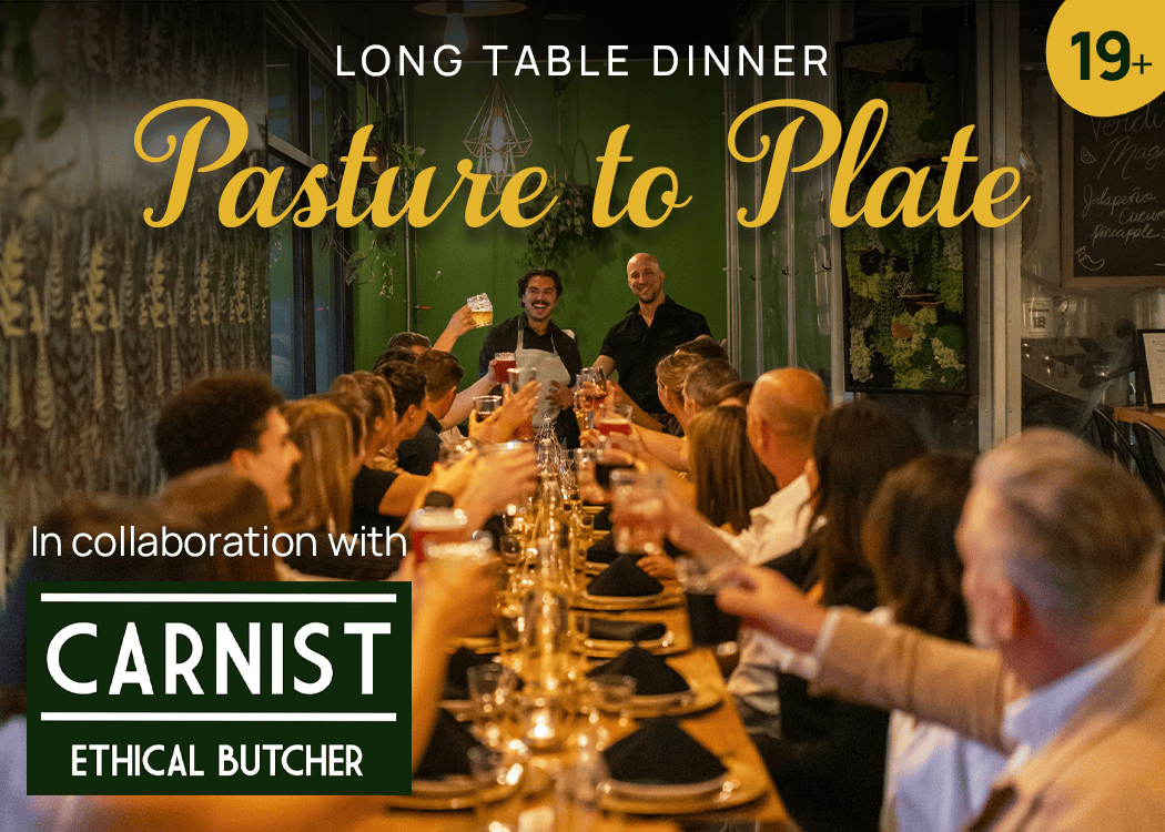 long table dinner at vice pasture to plate